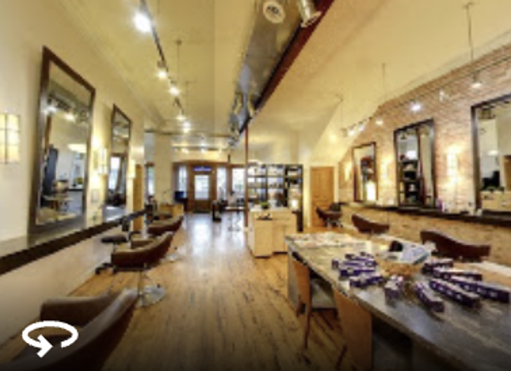 Salon styling stations and mirrors